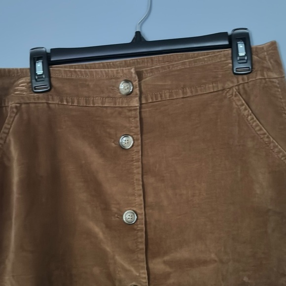 Lands' End Tan Pencil Skirt Knee-Length Casual - Picture 5 of 8